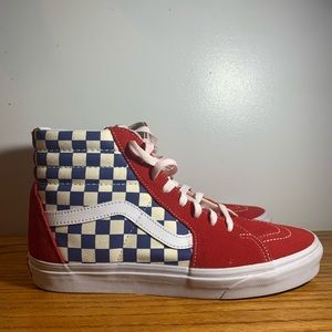 Vans Sk8 Hi Checkerboard Unisex Shoe